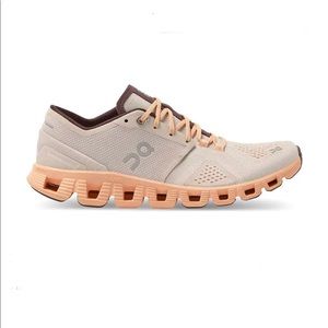 On Cloud X Silver/Almond Size 7